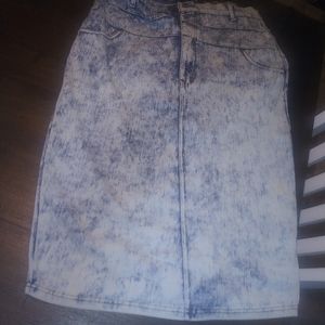 Jean skirt